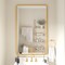 Emma and Oliver Afsin Wall Mirror with Silver Backed Glass for Clarity for Entryways, Bathrooms & More